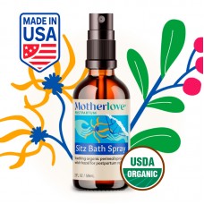 MotherLove Sitz Bath Spray (2 oz) | Perineal Spray | Made in USA | Organic